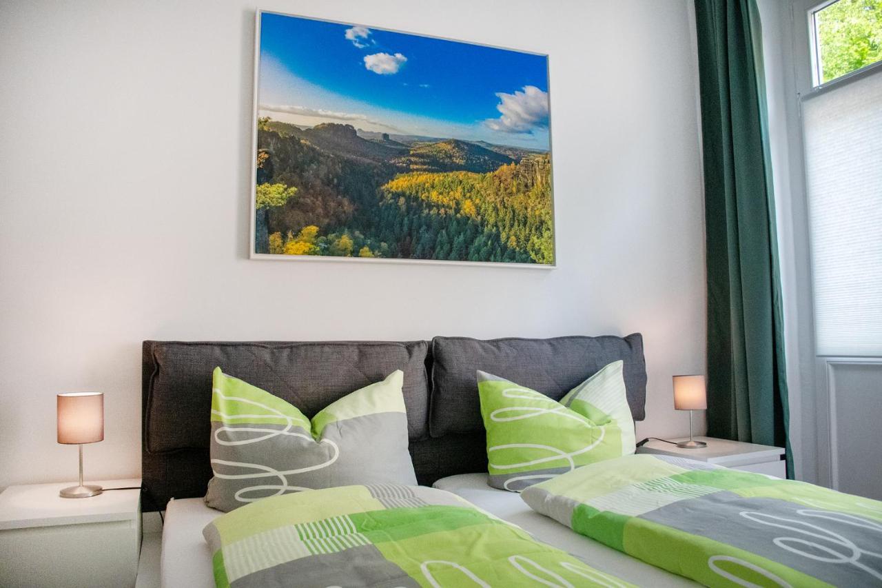 Апартаменты Haus Wettin Бад-Шандау Экстерьер фото